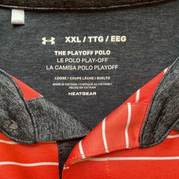 Men’s Under Armor Playoff Polo XXL | Like New! - Picture 3 of 3